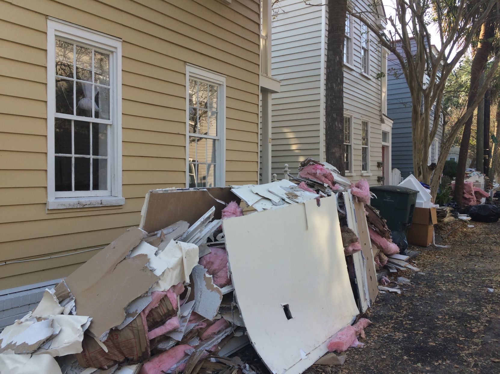 Debris pile